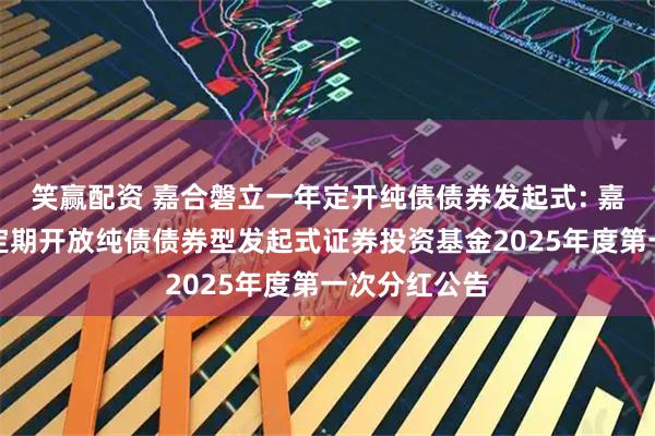 笑赢配资 嘉合磐立一年定开纯债债券发起式: 嘉合磐立一年定期开放纯债债券型发起式证券投资基金2025年度第一次分红公告
